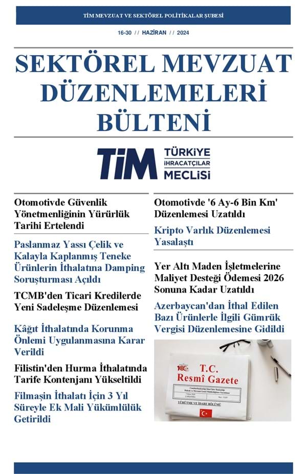 16-30 Haziran 2024 Bülteni 